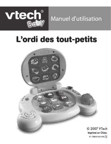 Manuel du propriétaire | VTech L ORDI DES TOUT-PETITS Manuel utilisateur | Fixfr