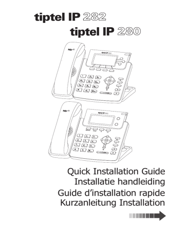 Installation manuel | Tiptel IP 282 Guide d'installation | Fixfr