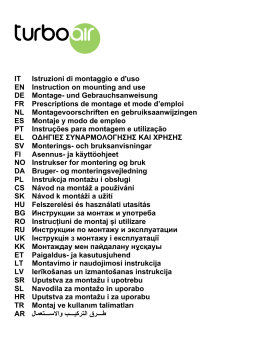 Turboair LEI C GR/A/52 Manuel utilisateur