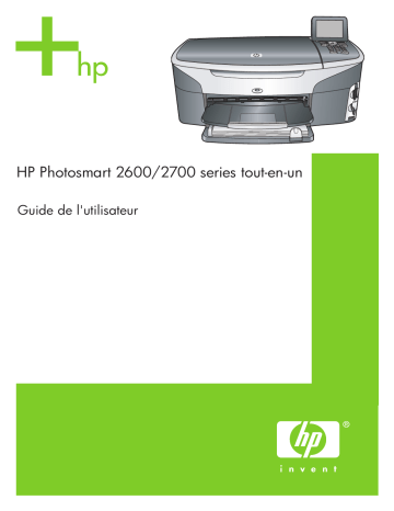 Manuel du propriétaire | HP PHOTOSMART 2700 Manuel utilisateur | Fixfr