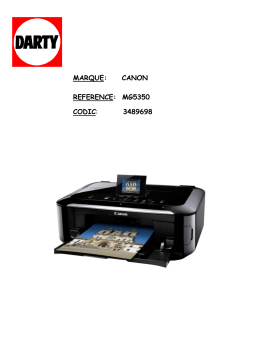 Canon PIXMA MG5340 Manuel utilisateur