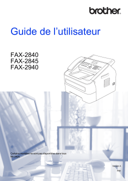 Brother FAX-2845 Manuel utilisateur