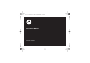 Motorola A910i Mode d'emploi | Fixfr