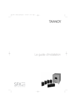 Tannoy SFX 5.1 Manuel utilisateur