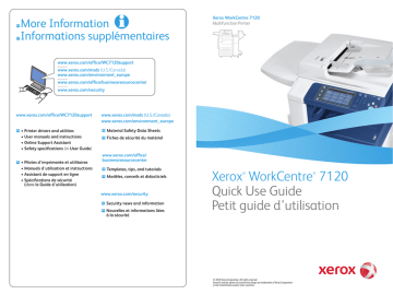 Xerox 7120/7125 WorkCentre Mode d'emploi | Fixfr