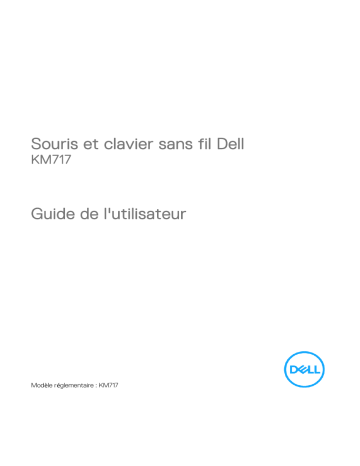 Dell Premier Wireless Keyboard and Mouse KM717 electronics accessory Manuel utilisateur | Fixfr