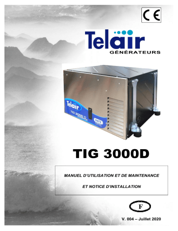 Telair TIG 3000D Manuel utilisateur | Fixfr