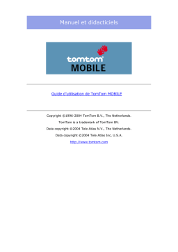 TomTom Mobile Manuel utilisateur
