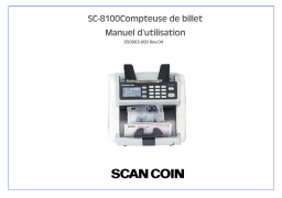 SCAN COIN SC-8100 Manuel utilisateur