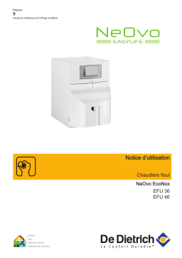 De Dietrich NeOvo EcoNox EFU 36 Manuel utilisateur