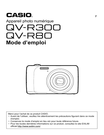 QV R300 | Casio QV R80 Mode d'emploi | Fixfr