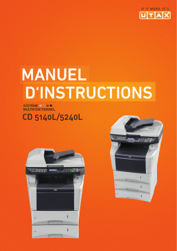 Utax CD 5140L Copy System Manuel utilisateur