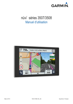 Garmin Nüvi 3587 Manuel utilisateur