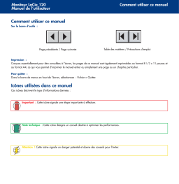LaCie 120 LCD MONITOR Manuel utilisateur