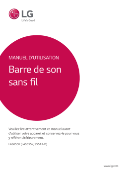 LG LAS655K Manuel du propriétaire