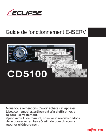 Manuel du propriétaire | Eclipse E-ISRV CD5100 Manuel utilisateur | Fixfr