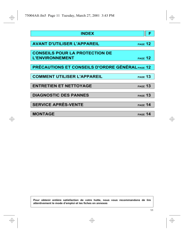 Manuel du propriétaire | Bauknecht msk 3760 ws Manuel utilisateur | Fixfr