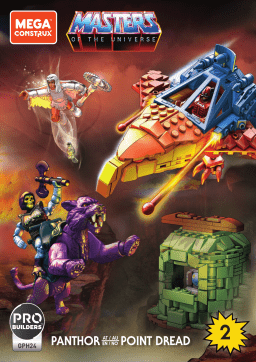 Mattel Mega Construx Masters of the Universe Panthor at Point Dread Manuel utilisateur
