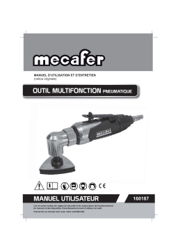 Mecafer Outil pneumatique multitool Mecafer Mode d'emploi