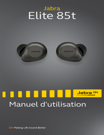 Jabra Elite 85t - Titanium Manuel utilisateur | Fixfr