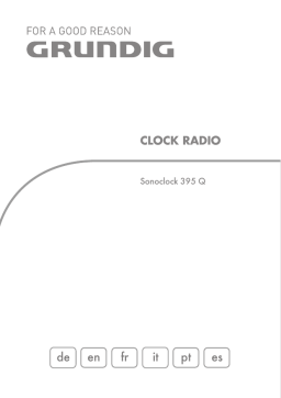 Grundig SONOCLOCK 395 Q Manuel utilisateur