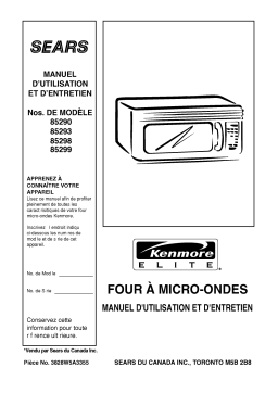 LG MV-2042KLQV Manuel du propriétaire