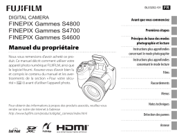 Fujifilm FinePix S4800 Manuel utilisateur