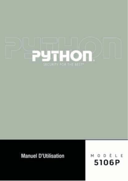 Python 5106P Manuel utilisateur