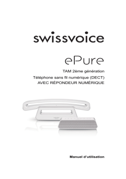 SwissVoice ePure 2 TAM Manuel utilisateur