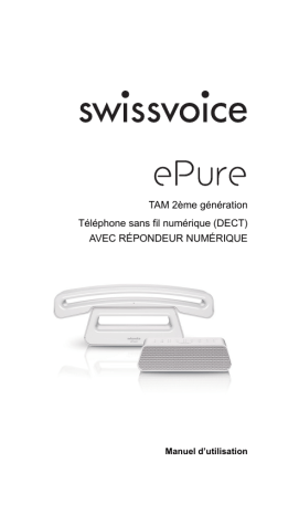 SwissVoice ePure 2 TAM Manuel utilisateur | Fixfr