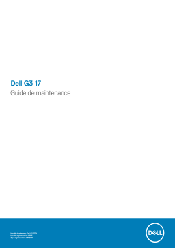 Dell G3 3779 gseries laptop Manuel utilisateur