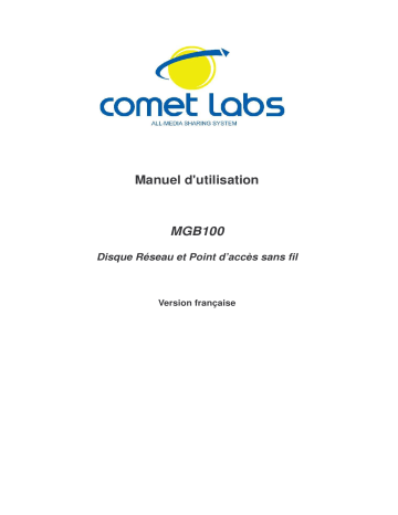 Manuel du propriétaire | Comet Labs MGB100 Manuel utilisateur | Fixfr