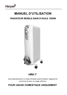 Harper HRH7 Chauffage Manuel utilisateur