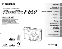 Fujifilm FinePix F650 Mode d'emploi