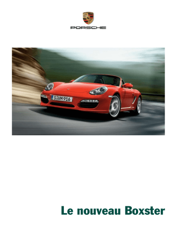 Manuel du propriétaire | Porsche BOXTER Manuel utilisateur | Fixfr