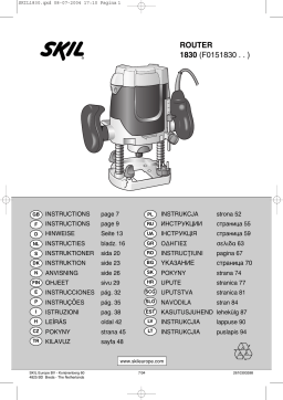 Skil 1830 Manuel utilisateur