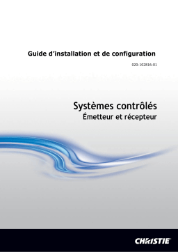 Christie Terra Receiver Uncompressed AV data and control over 10G networks Manuel utilisateur