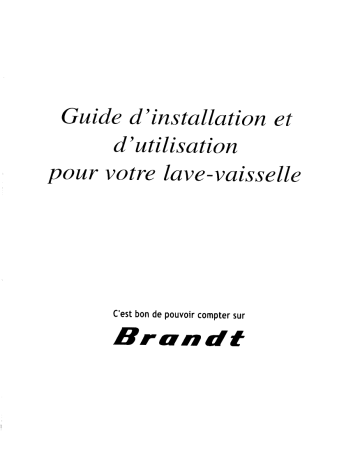 Manuel du propriétaire | Brandt LI403N Manuel utilisateur | Fixfr