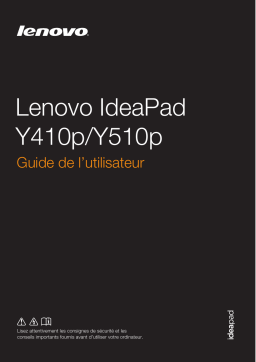 Lenovo IdeaPad Y410p Manuel utilisateur