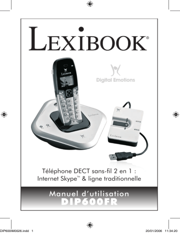 Manuel du propriétaire | Lexibook DIP600FR Manuel utilisateur | Fixfr