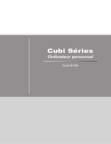 Cubi 3 Silent S | MSI Cubi 3 Silent desktop Manuel utilisateur | Fixfr
