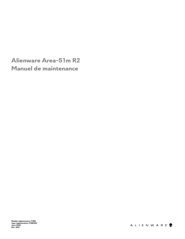 Alienware Area-51m R2 Laptop Manuel utilisateur | Fixfr