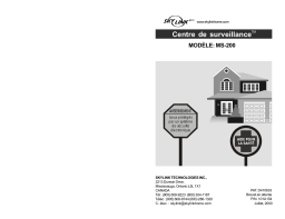 SkyLink MS-200 Self Monitoring Station Manuel utilisateur