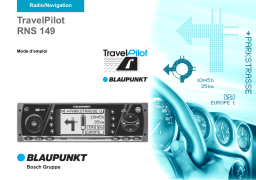 Blaupunkt TravelPilot RNS 149 Manuel utilisateur