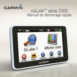 Garmin LIVE! 2320 UK/Ireland Manuel utilisateur