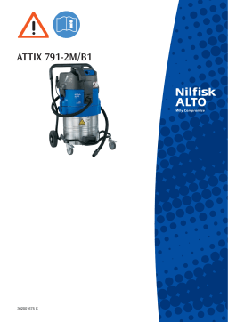 Nilfisk-ALTO ATTIX 791-2M B1 Manuel utilisateur