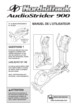 NordicTrack NTEVEL99007.0 Manuel utilisateur