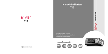 iRiver T10 Manuel utilisateur | Fixfr