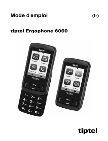 Tiptel Ergophone 6060 Manuel utilisateur | Fixfr