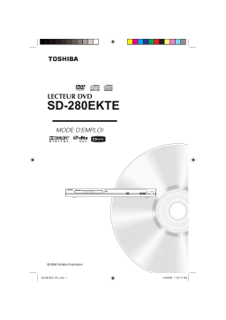 Toshiba SD 280E Manuel utilisateur